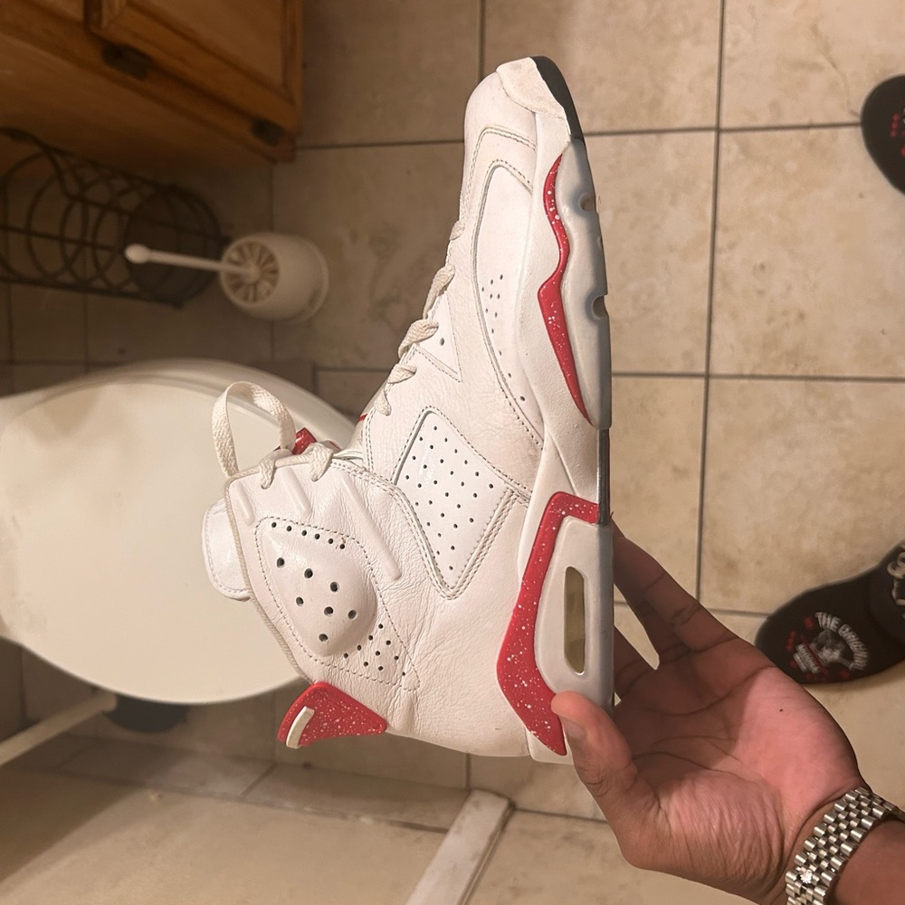 Jordan Sneakers White Red